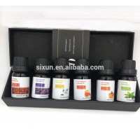 OEM/ODM 6/10 ml Aromatherapy Gift Set 6 Pure Oil 10ml Private Label 100% Natural and Pure Essential Oil Set